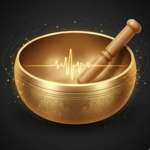Solfeggio Golden Singing Bowl